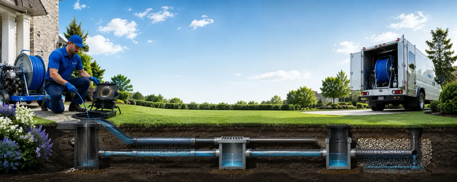 Outdoor drain cleaning information for Thomaston, ME